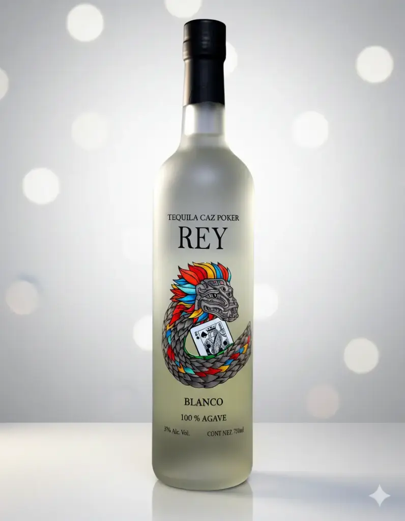 REY Tequila Blanco 35% Alc. Vol. 100% Agave 750 ML